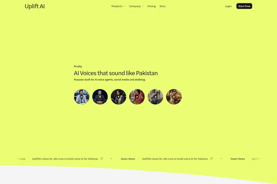 Landing page preview
