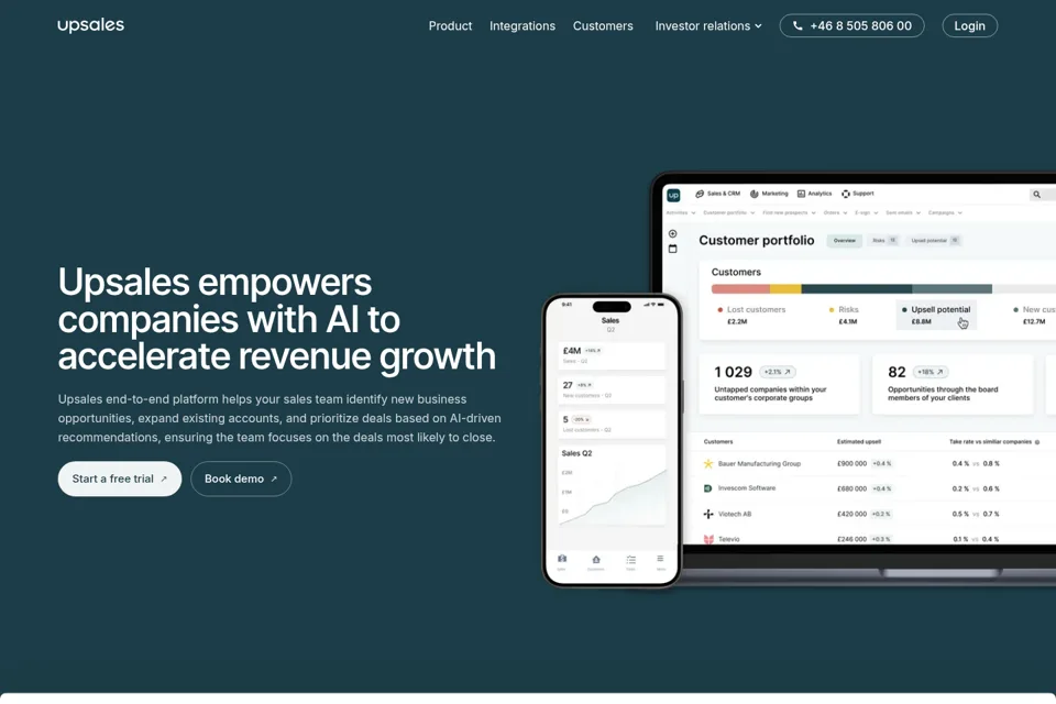 Landing page preview