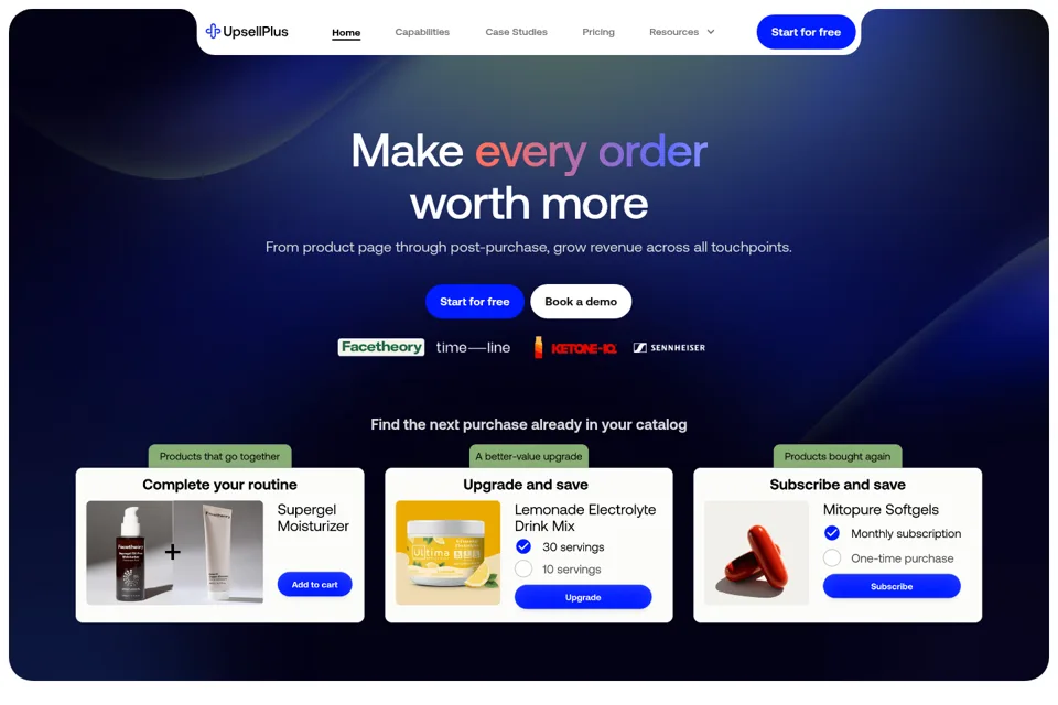 Landing page preview