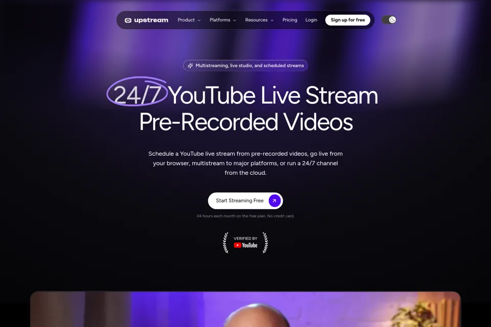 Landing page preview