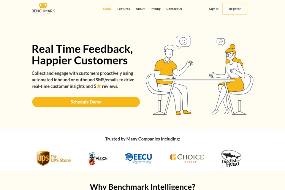 Landing page preview