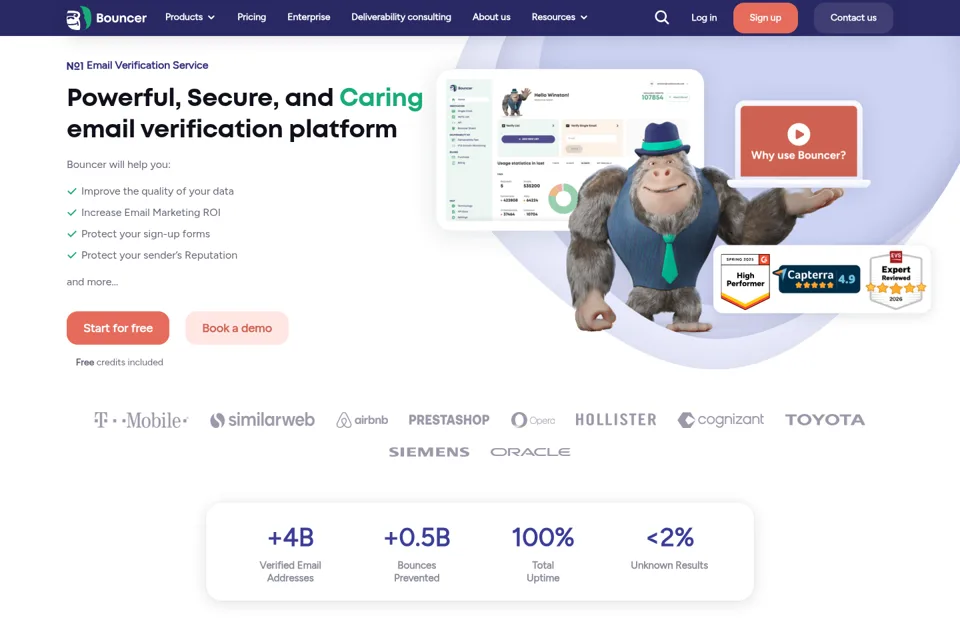 Landing page preview