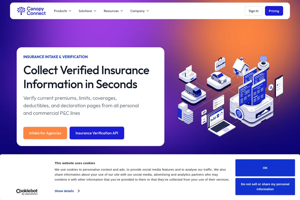 Landing page preview