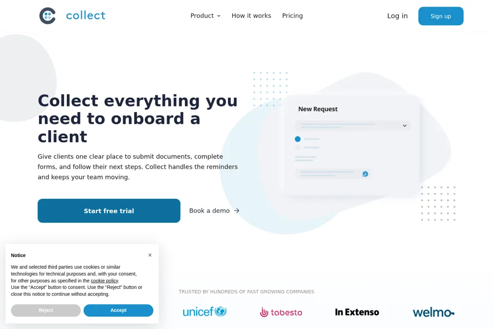 Landing page preview