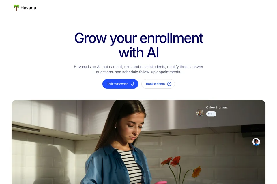 Landing page preview