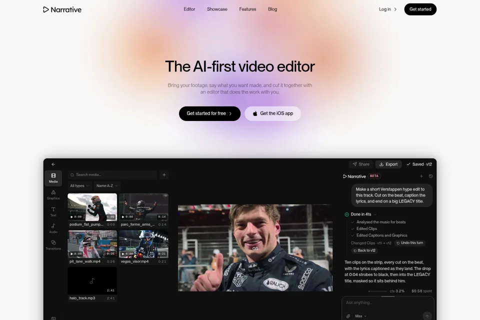 Landing page preview