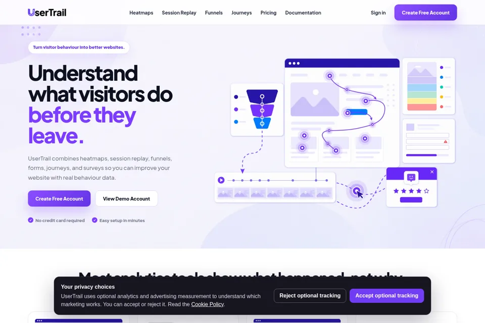 Landing page preview