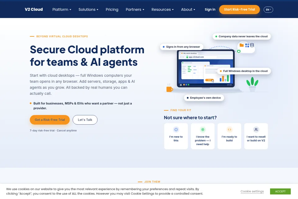Landing page preview