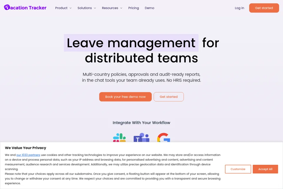 Landing page preview