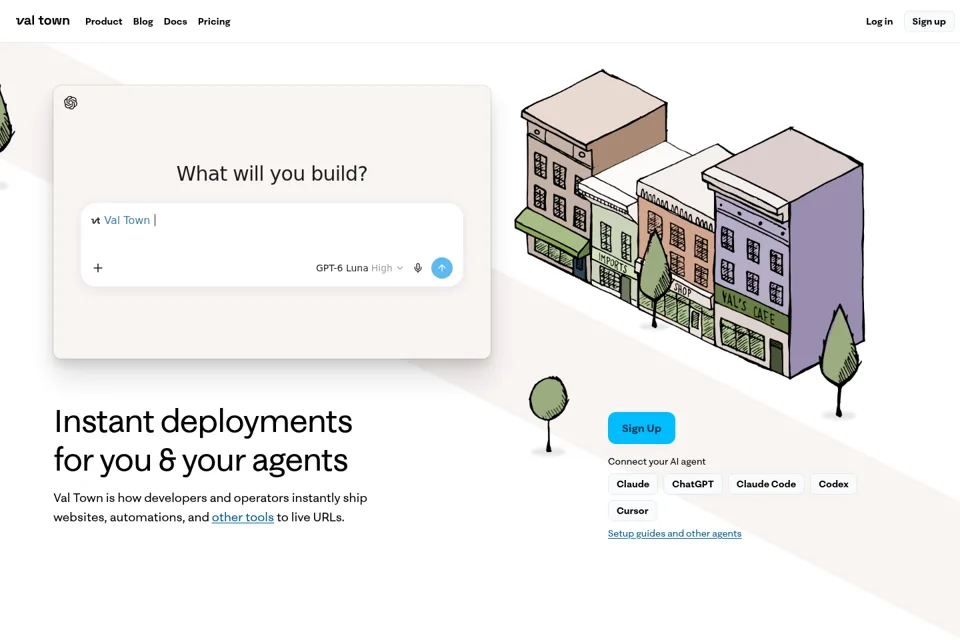 Landing page preview