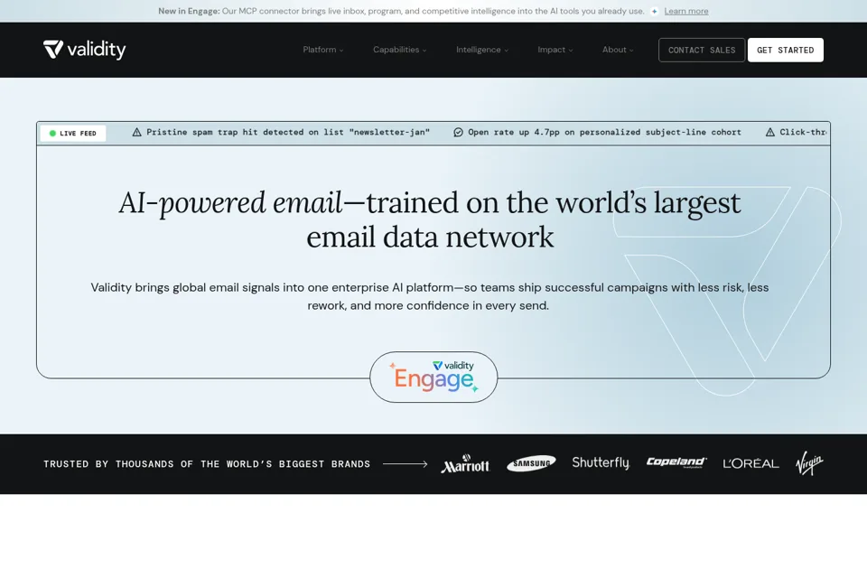 Landing page preview