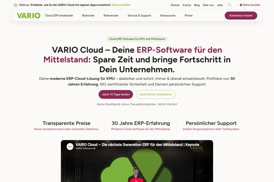 Landing page preview