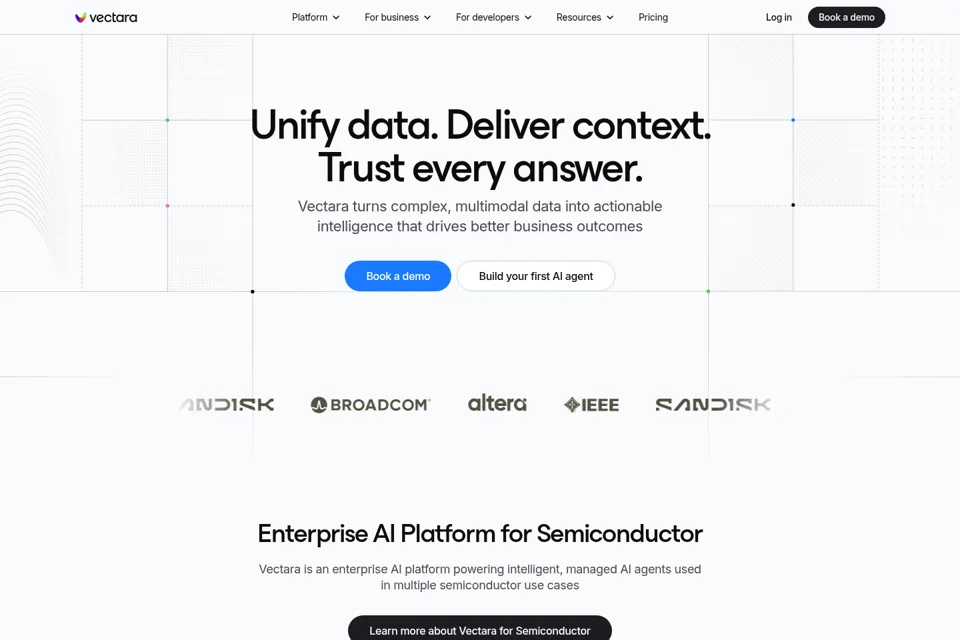 Landing page preview