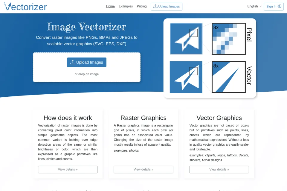 Landing page preview