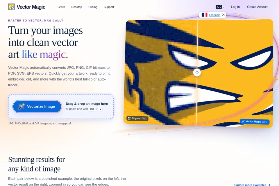 Landing page preview