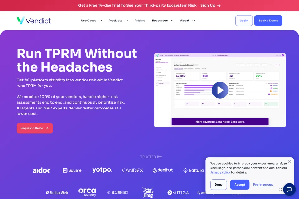 Landing page preview