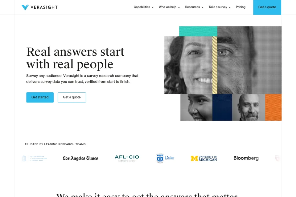 Landing page preview
