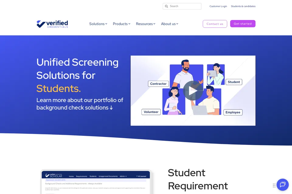 Landing page preview
