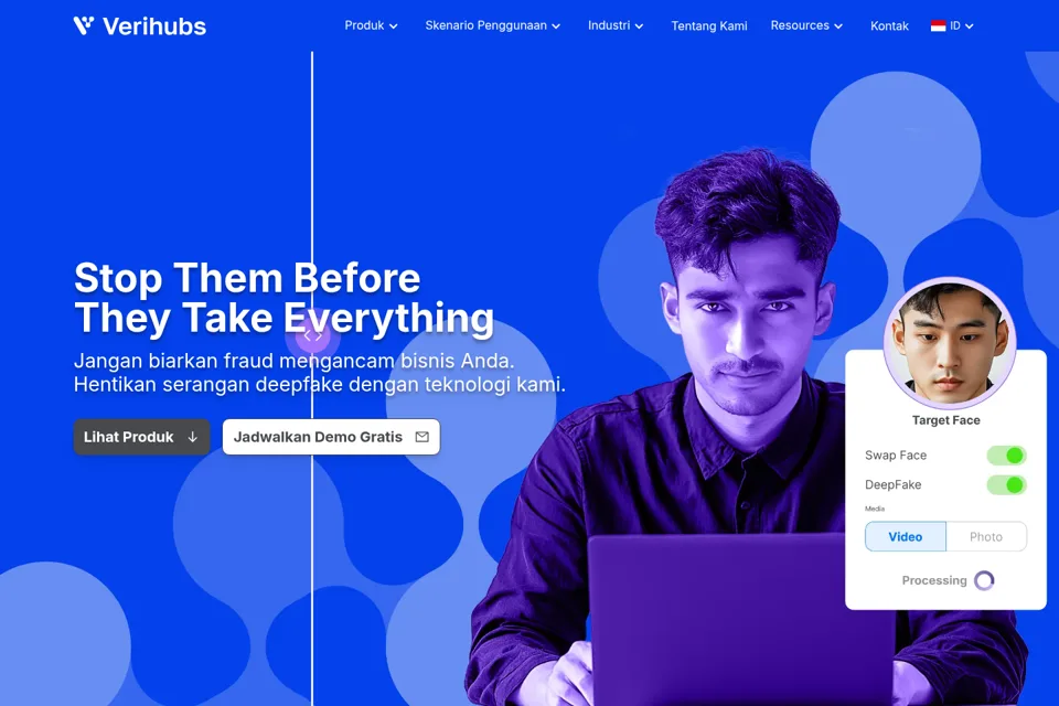 Landing page preview