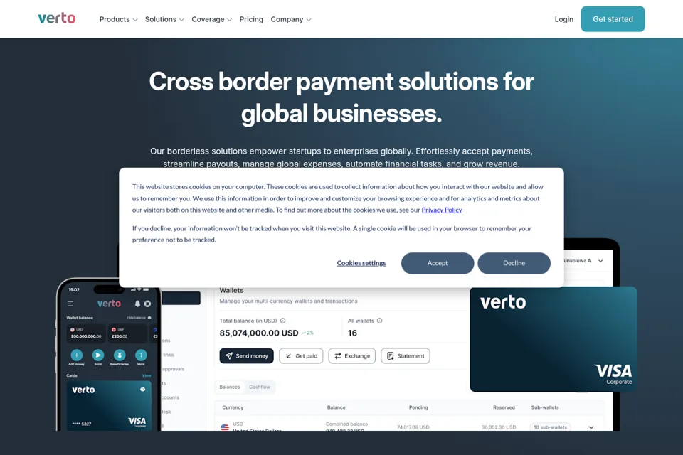 Landing page preview