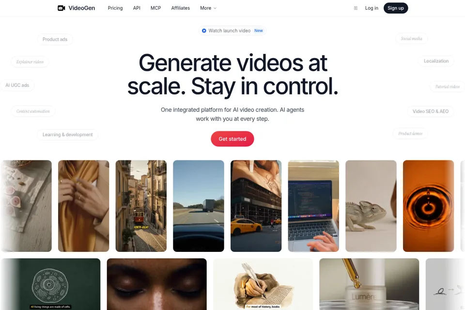 Landing page preview
