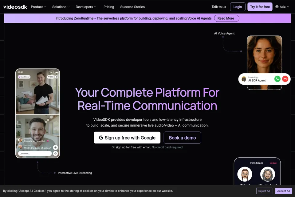 Landing page preview
