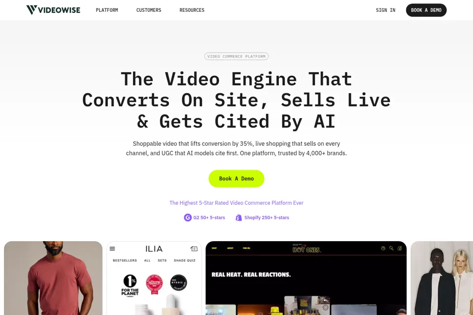 Landing page preview