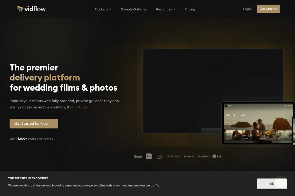 Landing page preview