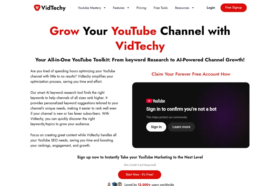 Landing page preview