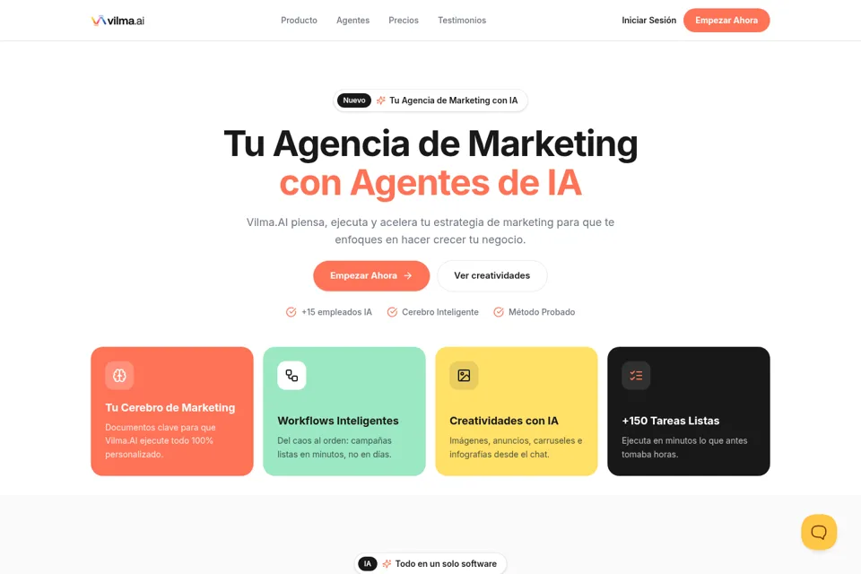 Landing page preview