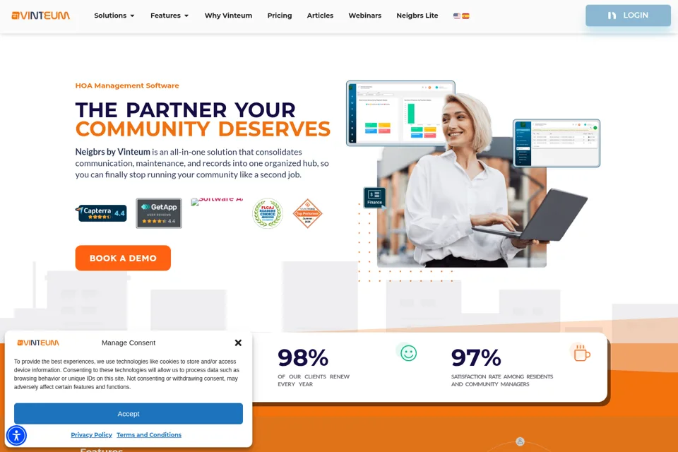 Landing page preview