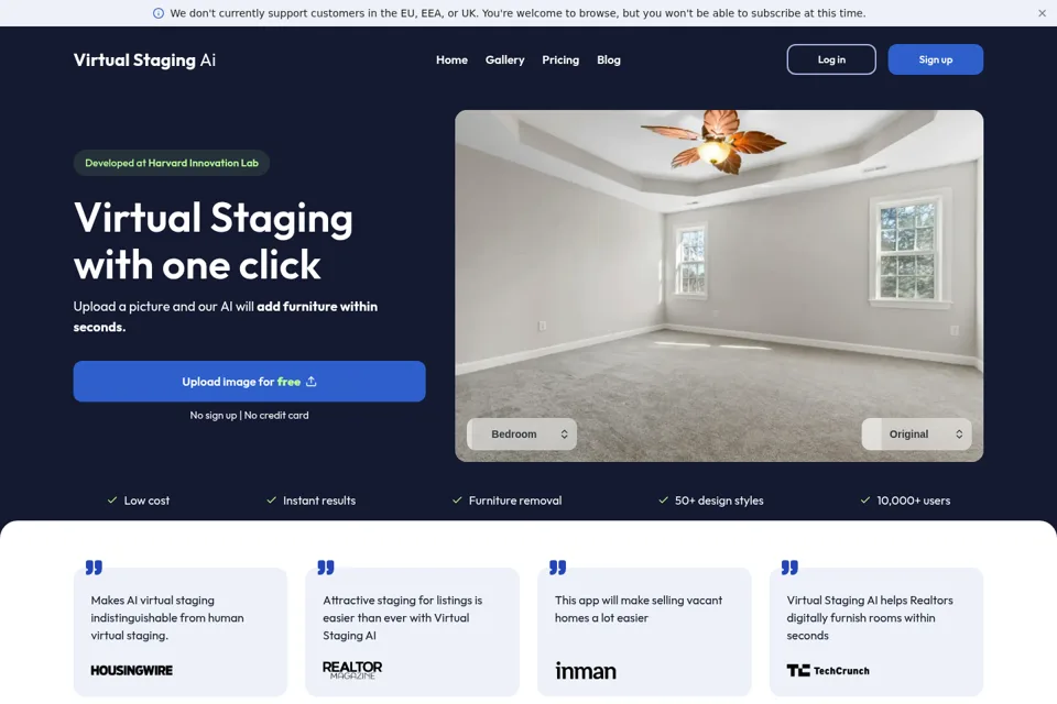Landing page preview