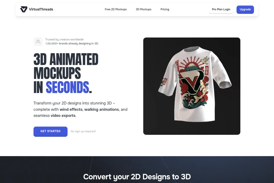 Landing page preview