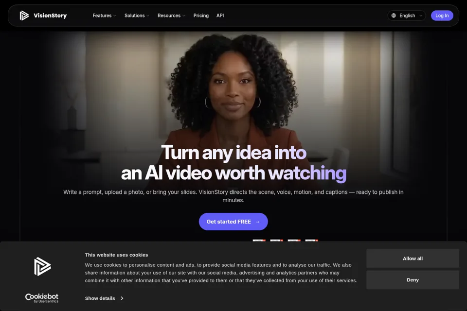 Landing page preview