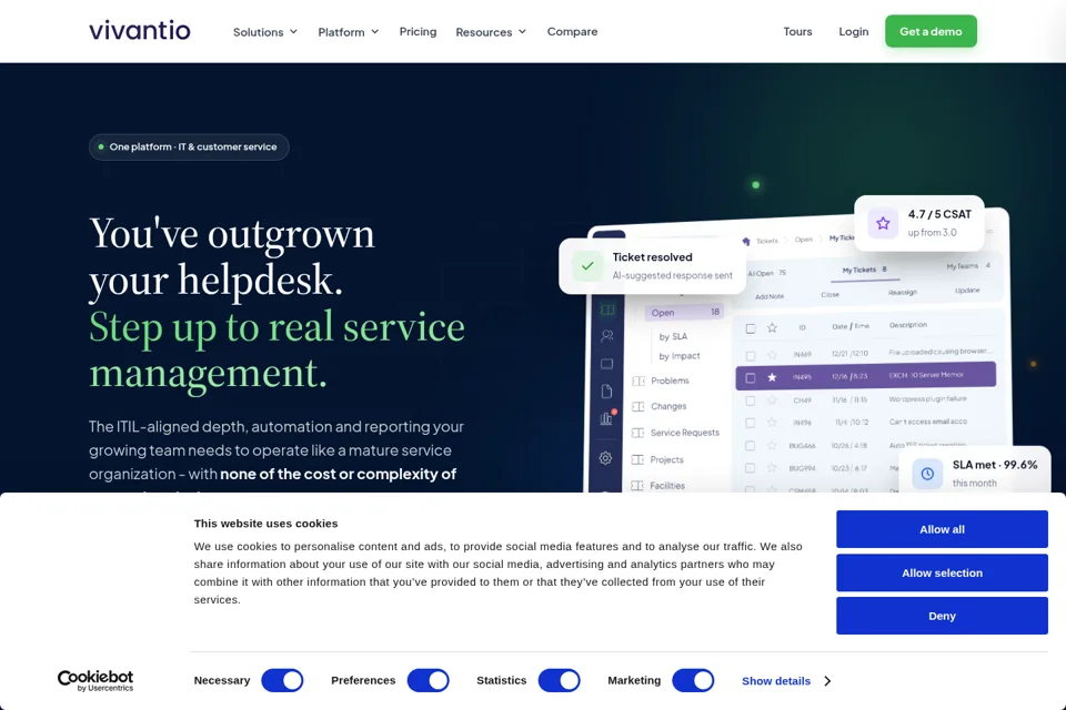 Landing page preview