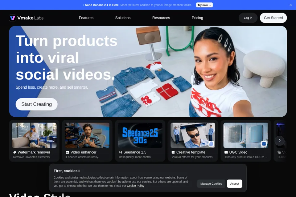 Landing page preview