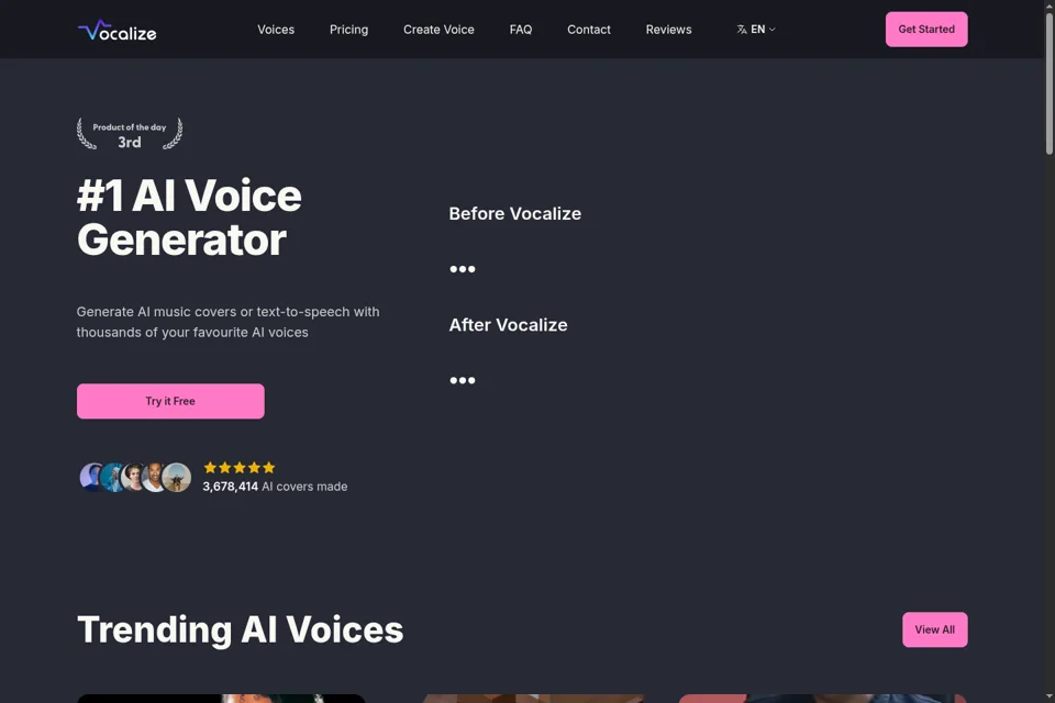 Landing page preview