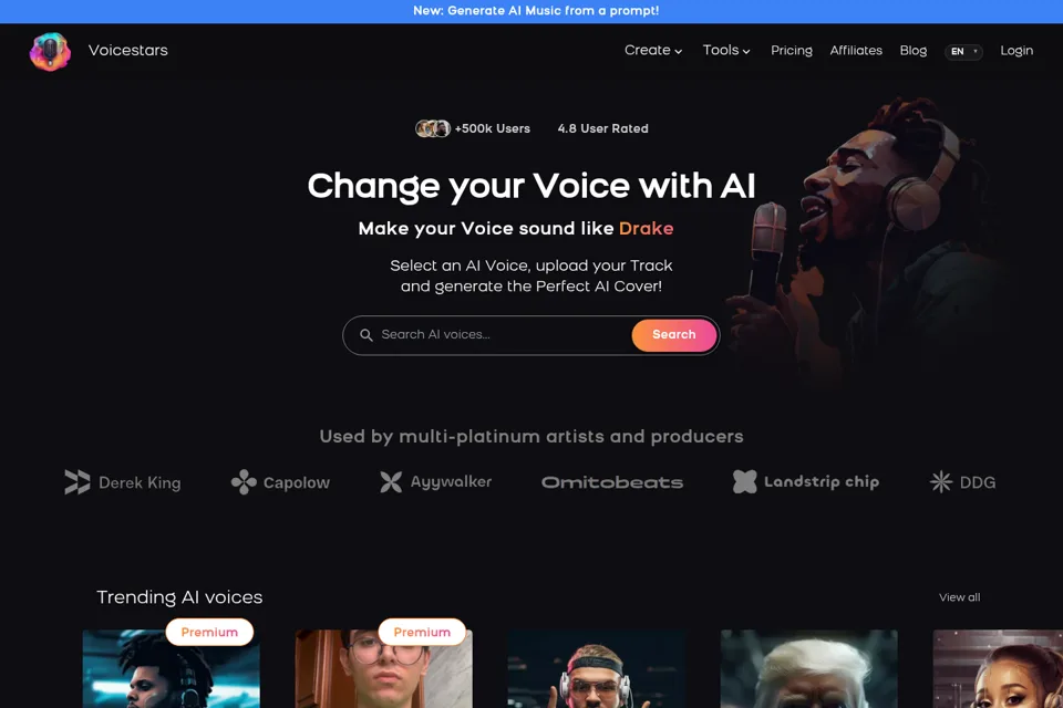 Landing page preview