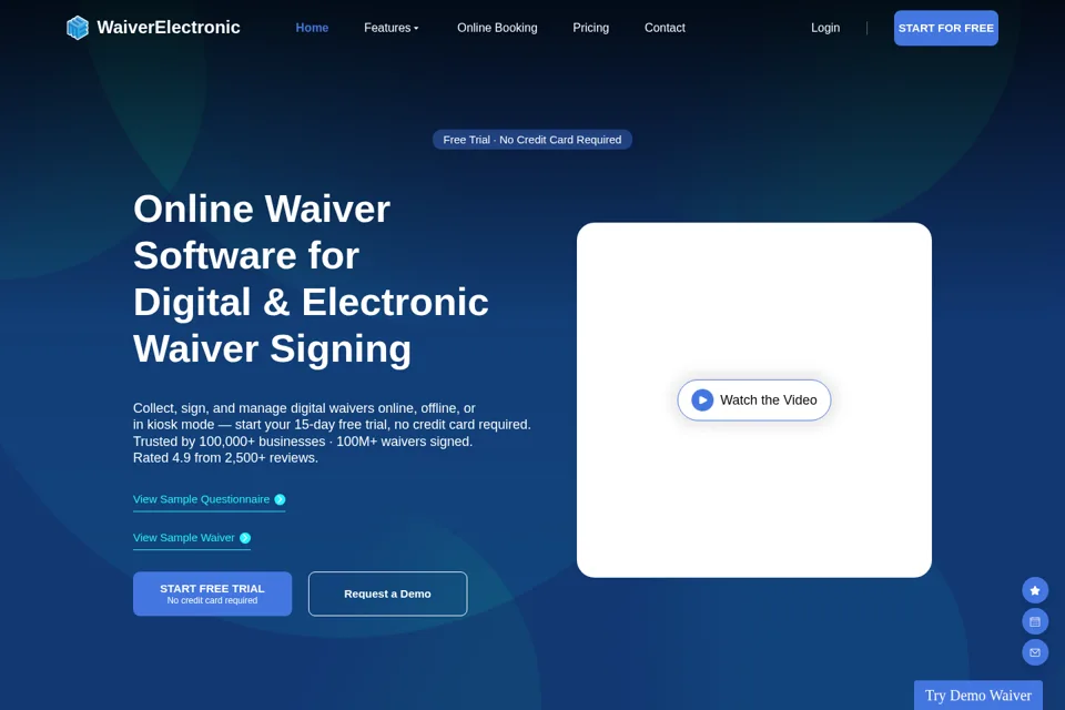 Landing page preview