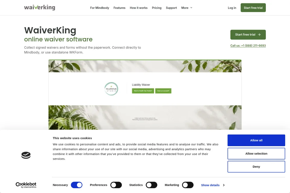 Landing page preview