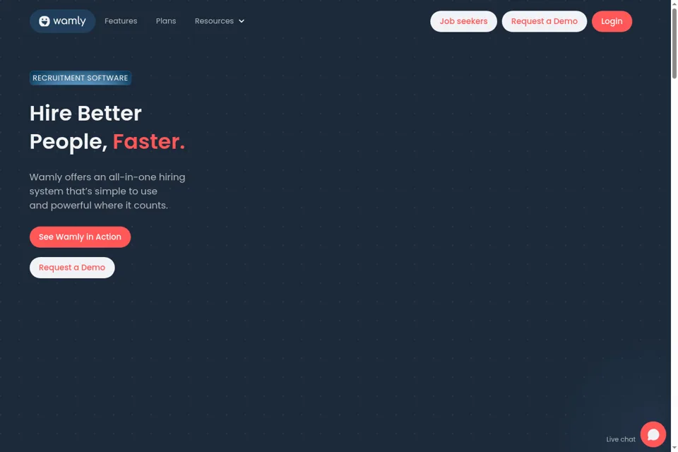 Landing page preview