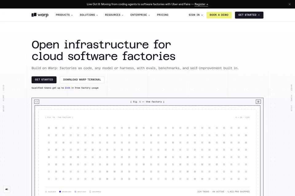 Landing page preview