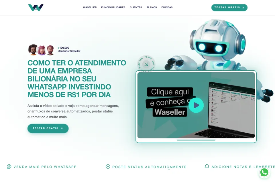 Landing page preview