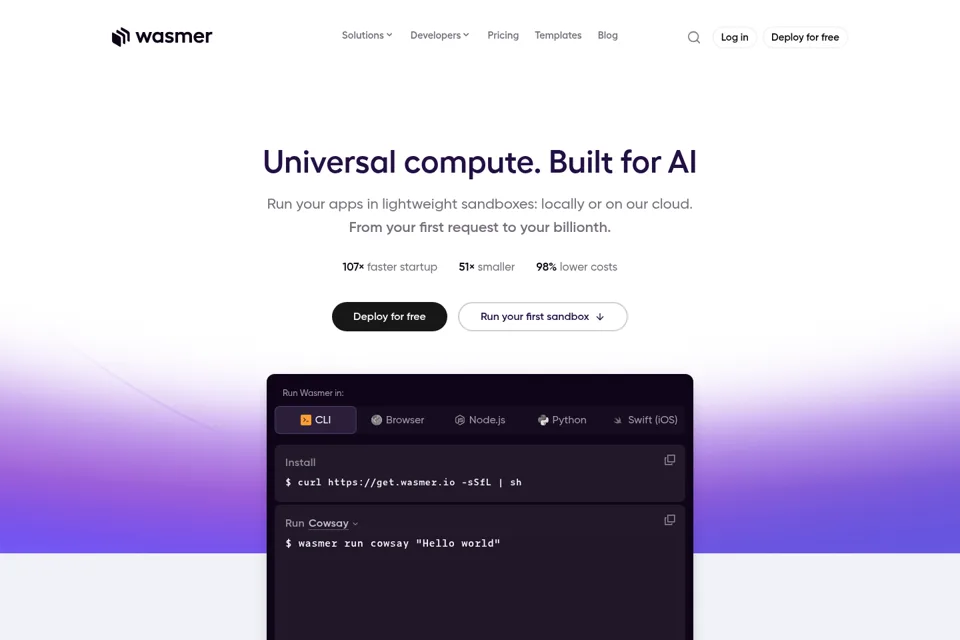 Landing page preview