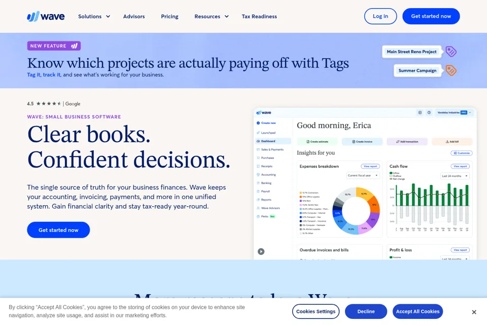 Landing page preview
