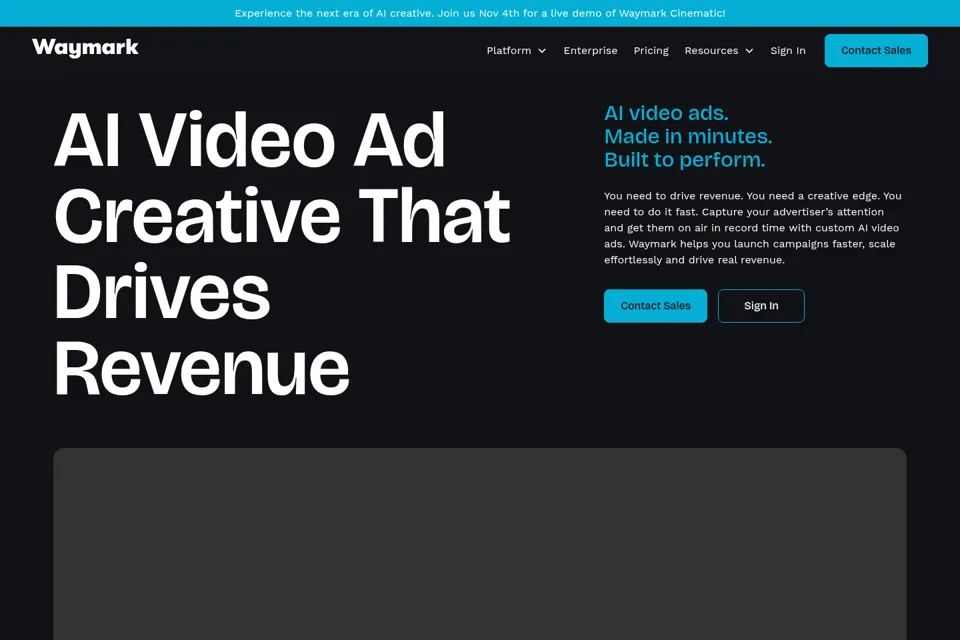Landing page preview