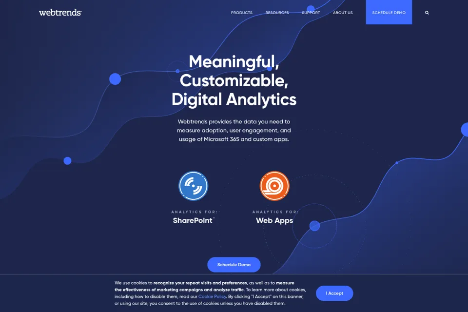 Landing page preview