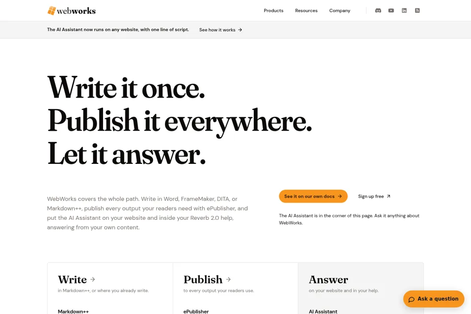 Landing page preview