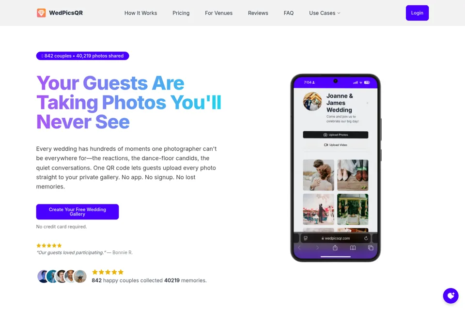 Landing page preview