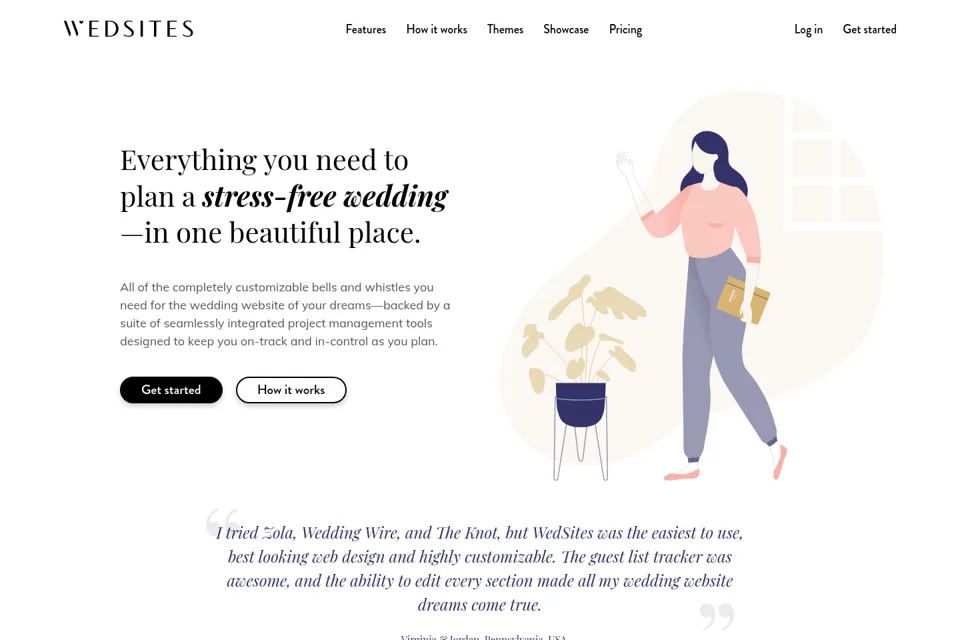 Landing page preview